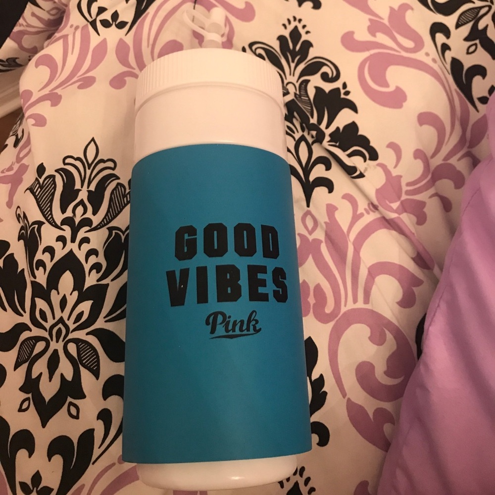 Pink water bottle