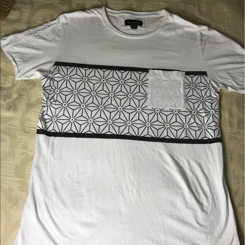 Zanerobe Short Sleeve Pattern Tee W/pocket