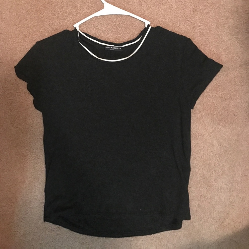 gray brandy melville tee