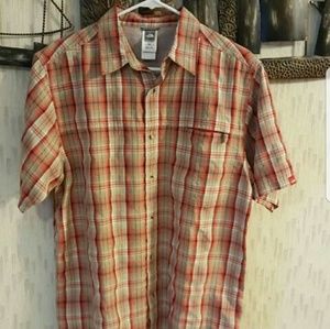The North Face plaid shirt
