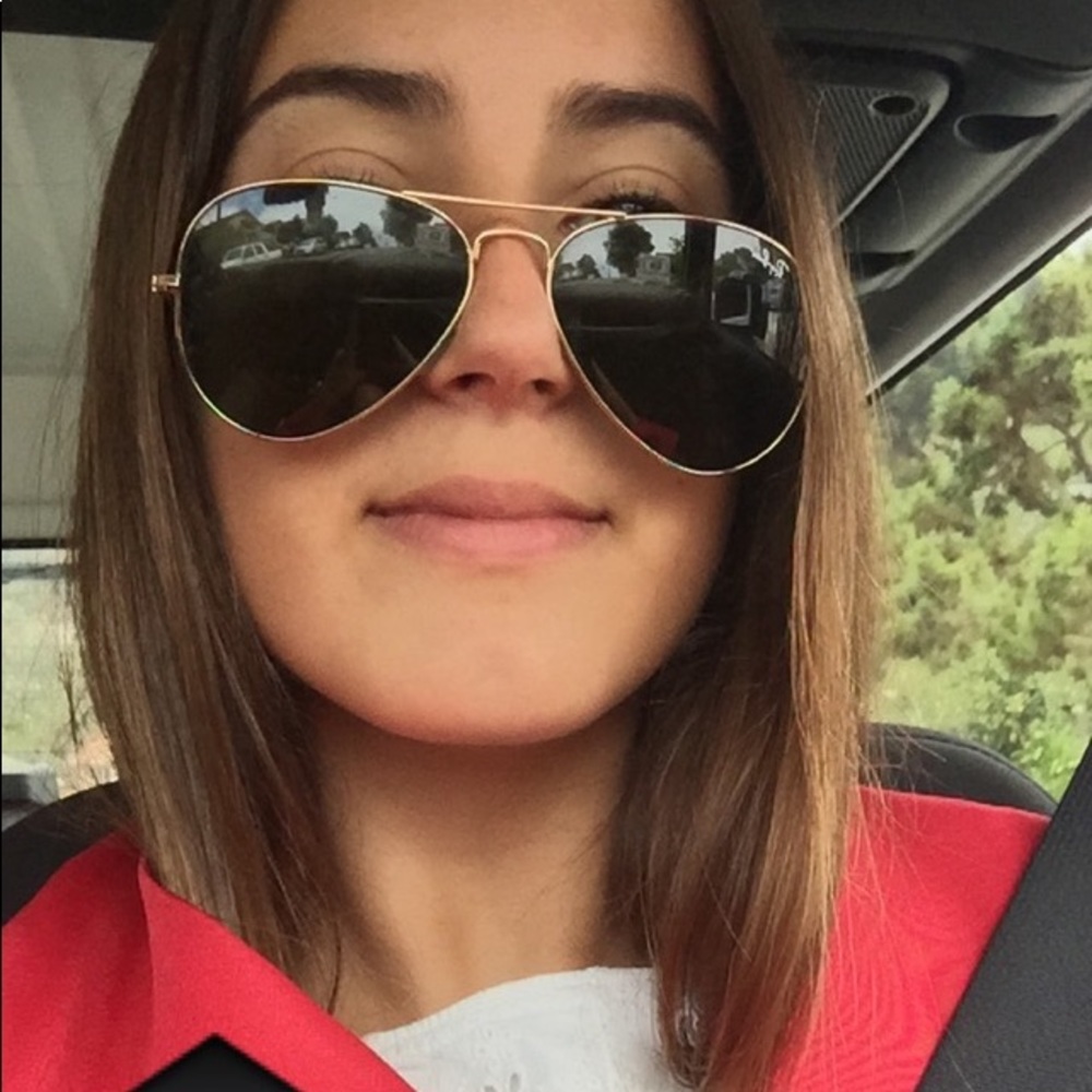 Women's Aviator ray bans