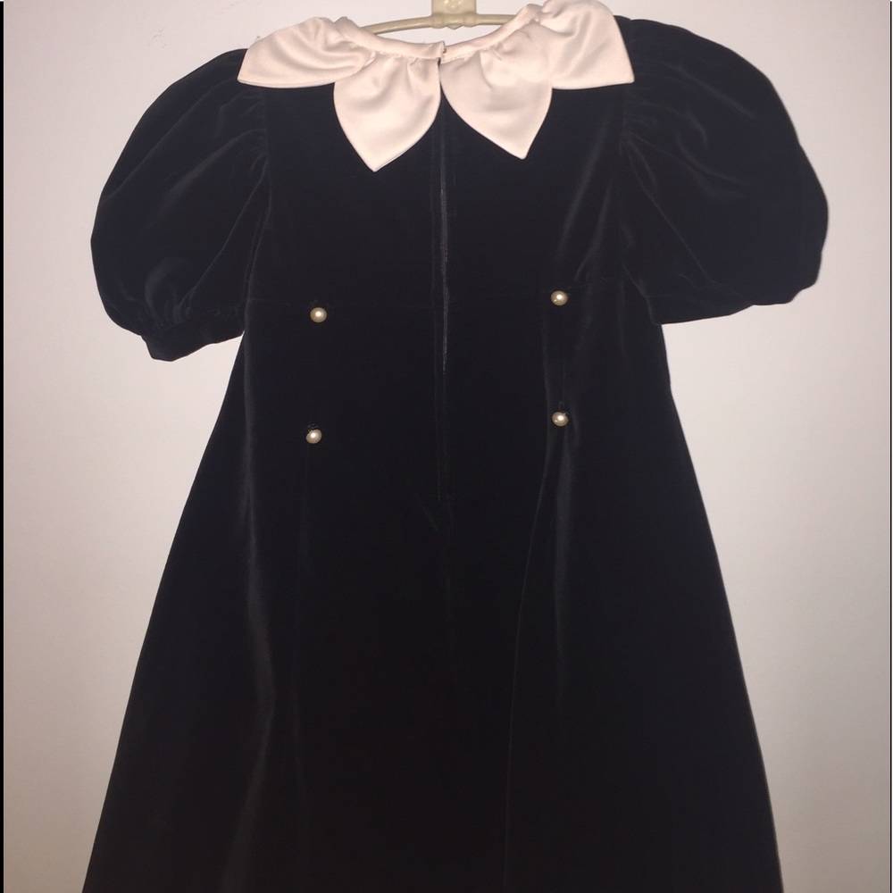 HOST PICK! Gorgeous Velvet&Satin w pearls Size 4🌷 Perfect for Holidays! - Picture 4 of 5