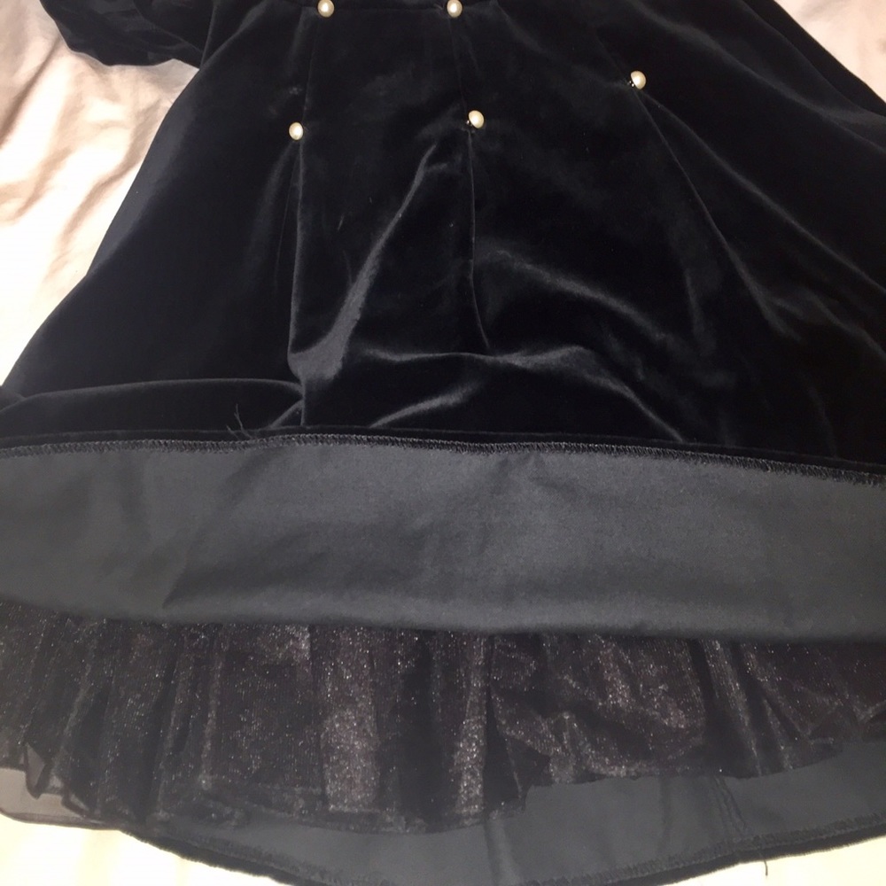HOST PICK! Gorgeous Velvet&Satin w pearls Size 4🌷 Perfect for Holidays! - Picture 3 of 5