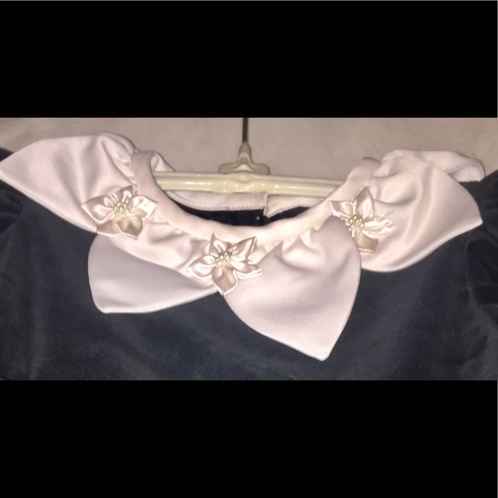 HOST PICK! Gorgeous Velvet&Satin w pearls Size 4🌷 Perfect for Holidays! - Picture 2 of 5