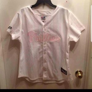 majestic  phillies women's jersey.