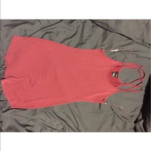 WET SEAL - brick colored dress