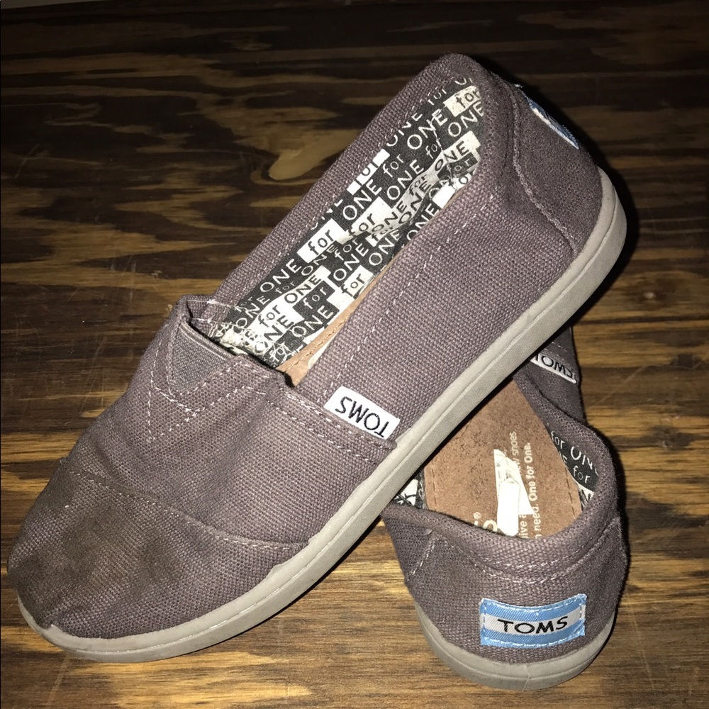TOMS for girls - Gray.