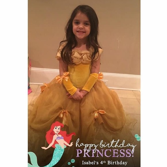 Handmade Beauty and the Beast Princess Belle dress - Picture 2 of 3
