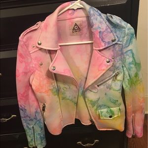 UNIF I Dye moto jacket