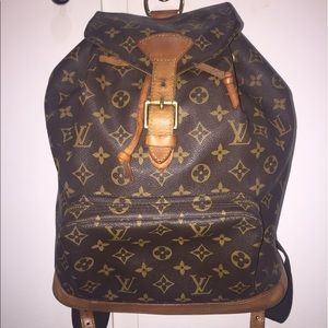 Authentic louis vuitton montsouris backpack