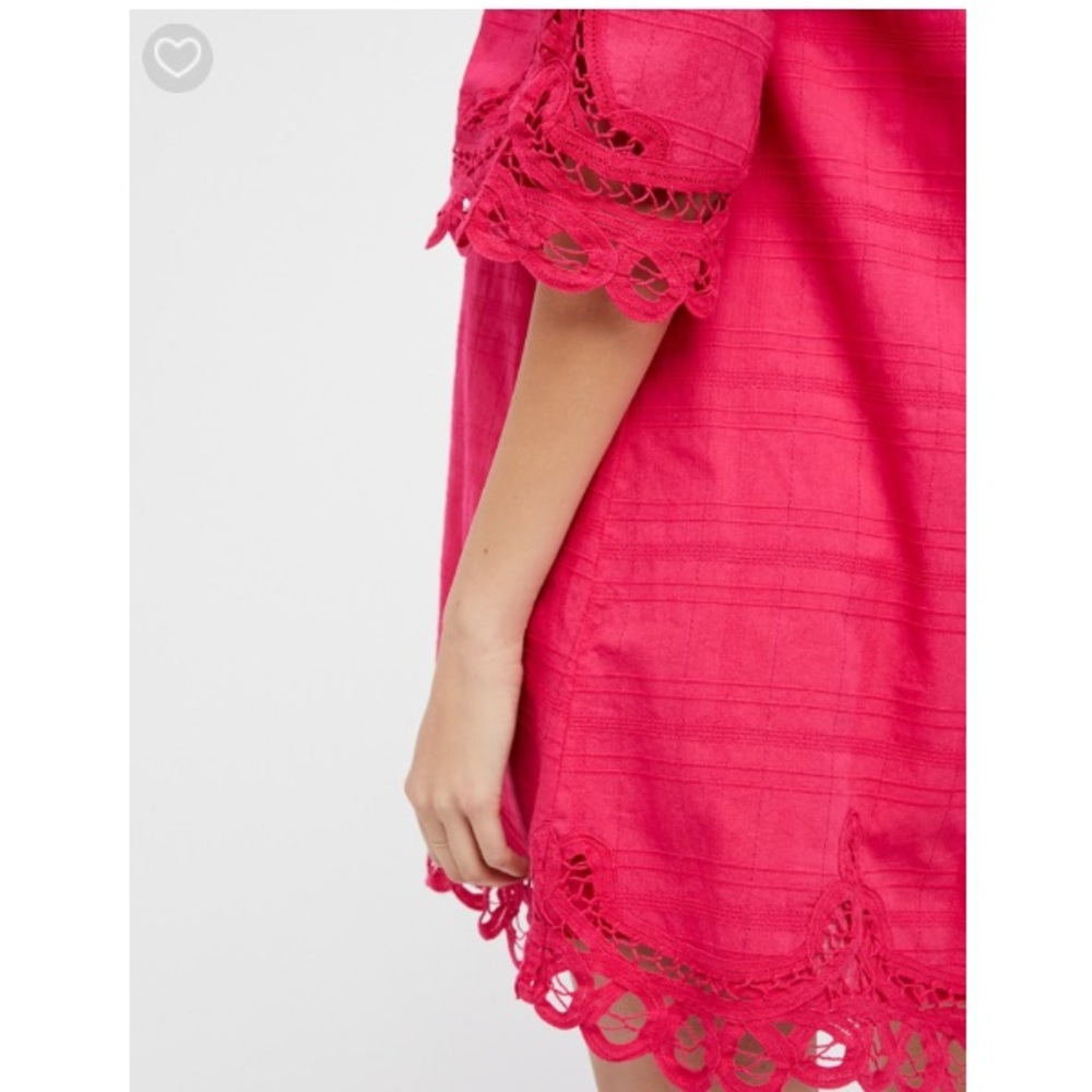 Free People Battenburg Off-The-Shoulder Mini Dress - Picture 4 of 4