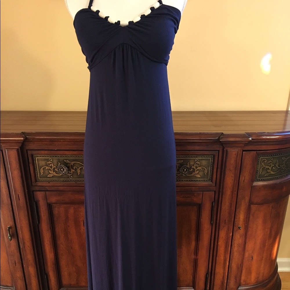 Navy Blue Tommy Bahama Maxi Dress
