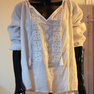 White Boho Joie Top