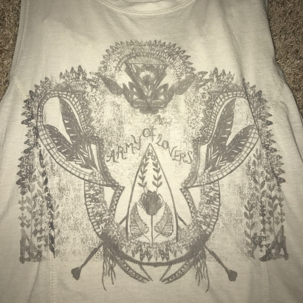 Free people oversized fringe tank!