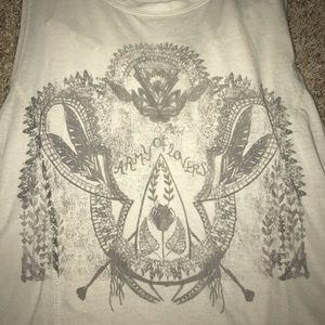 Free people oversized fringe tank!