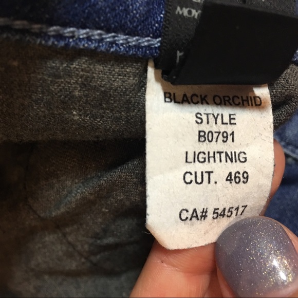 Black orchid flared Jeans size 27 - Picture 2 of 4