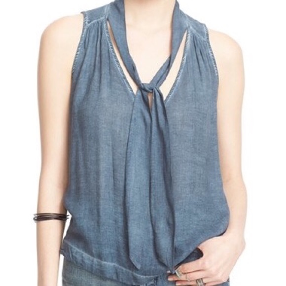 Free people neck tie tank - Picture 1 of 3