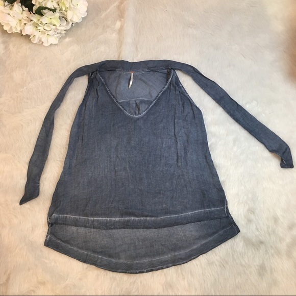 Free people neck tie tank - Picture 2 of 3