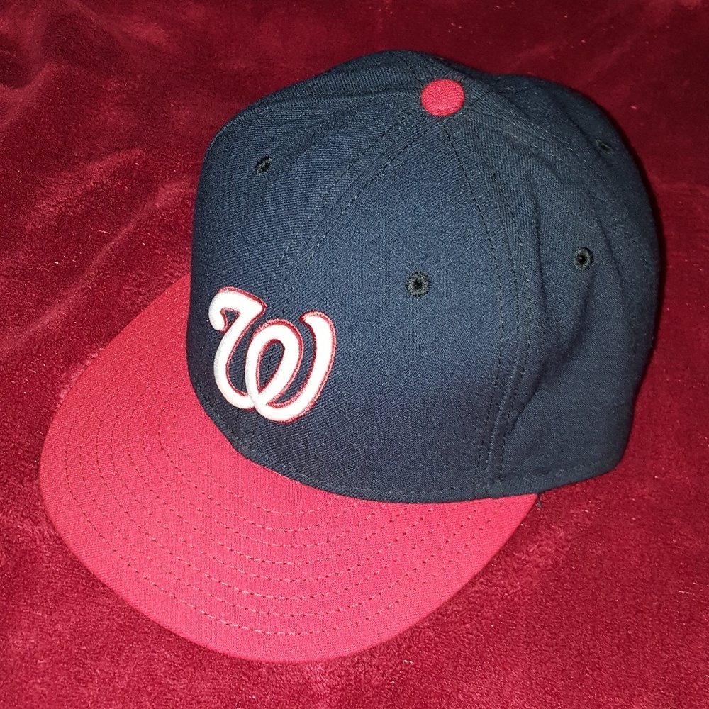 New Era Washington Nationals Fitted Hat 7 3/4