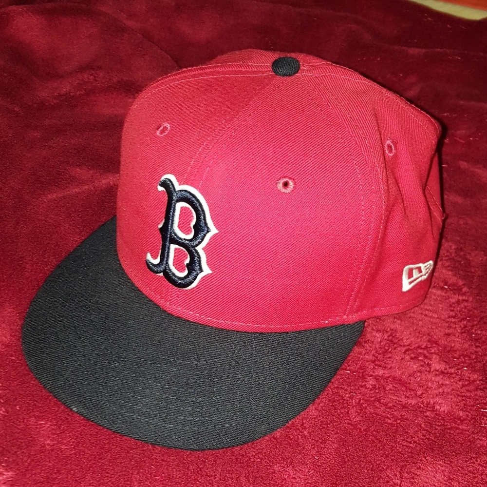 Boston Red Sox New Era Fitted Hat 7 5/8