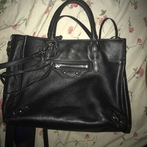 Women's Balenciaga Papier A6 Zip around handbag