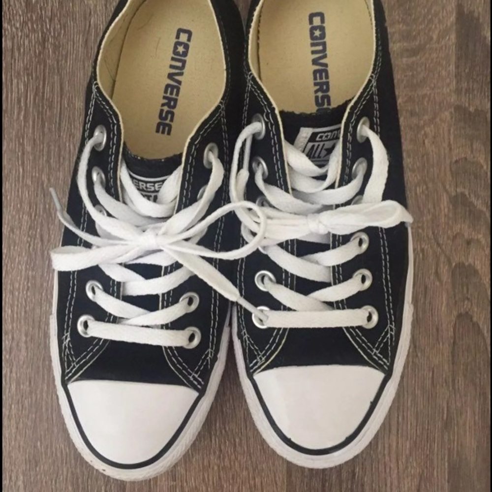 Black Low Top Converse