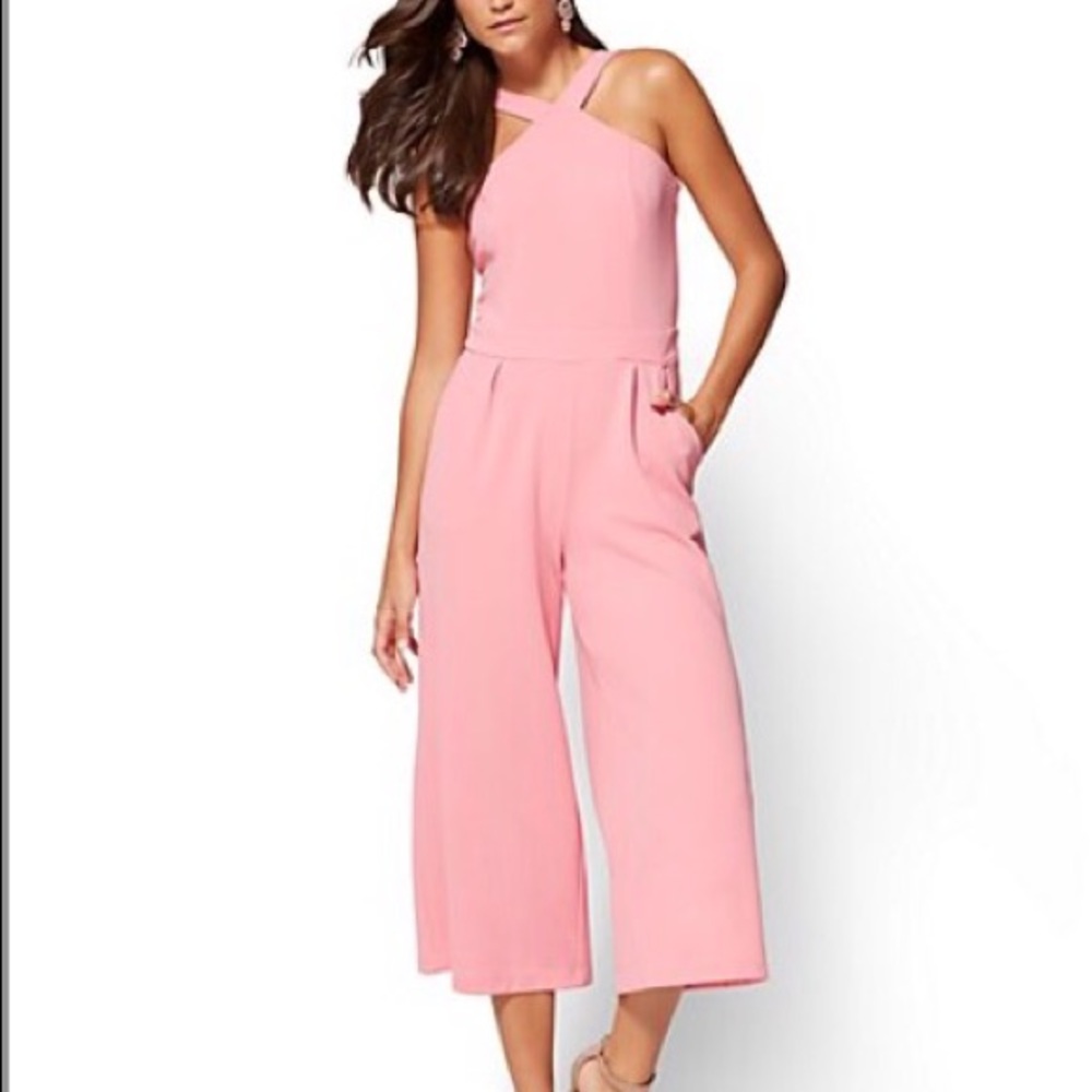 New! Pink/coral jumpsuit! cruise wear! Summer!
