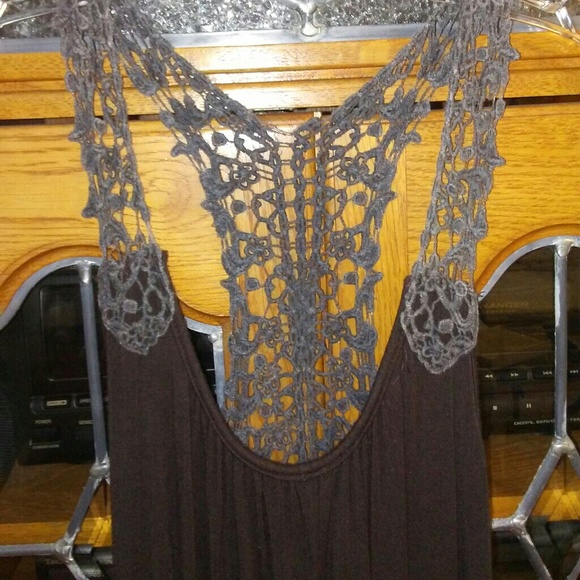 Dresses & Skirts - Crochet boho dress