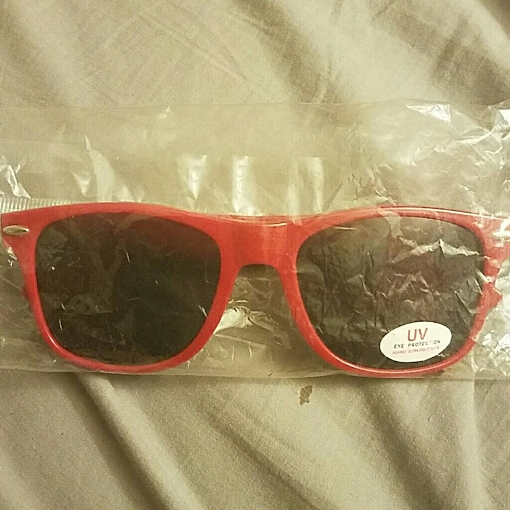 Red sunglasses