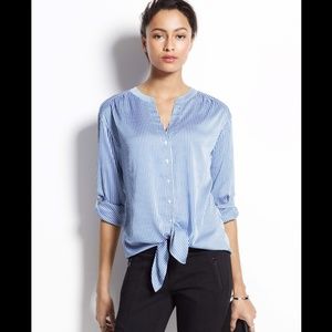 Ann Taylor Resort Tie Front Shirt