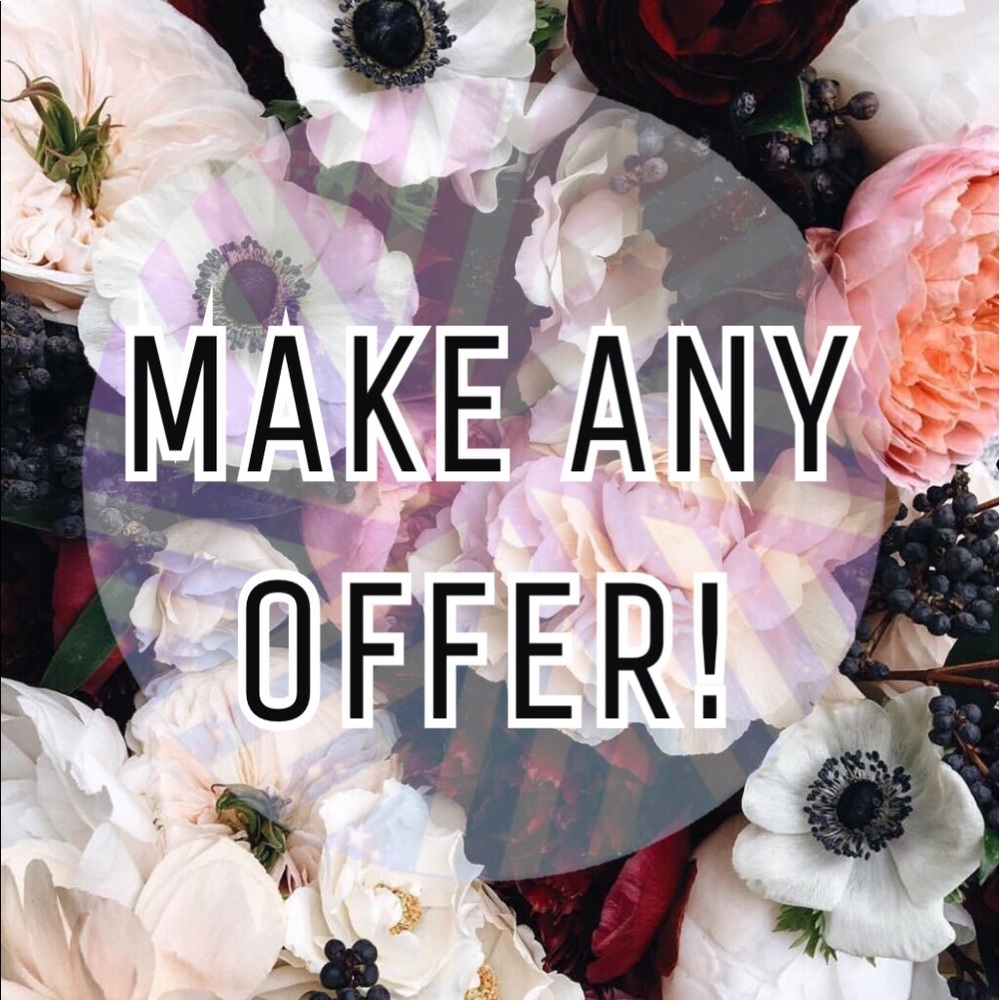 Always open to offers and bundles :)
