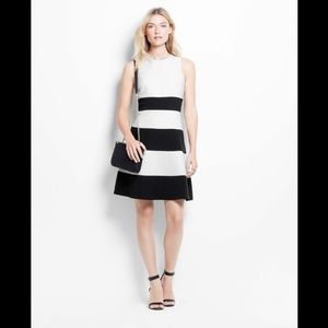 Ann Taylor City Stripe Dress - Petite