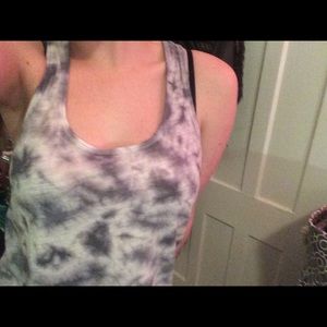 Target- gray tie dye tank