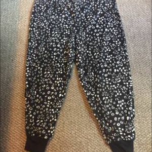Cheetah print pajama pants