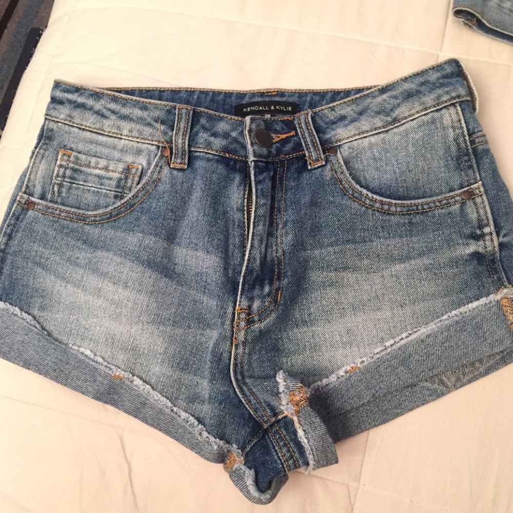 Kendall and kylie denim shorts