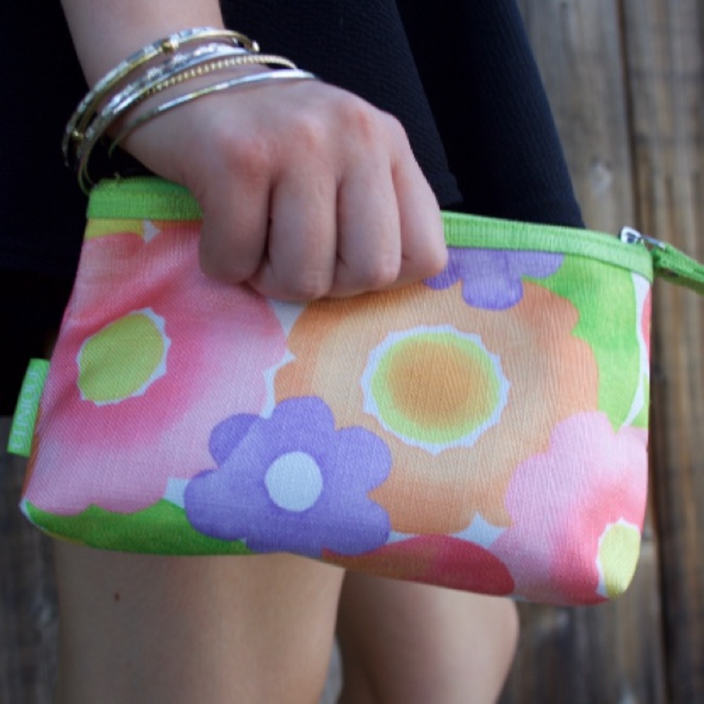 Floral  Makeup Bag