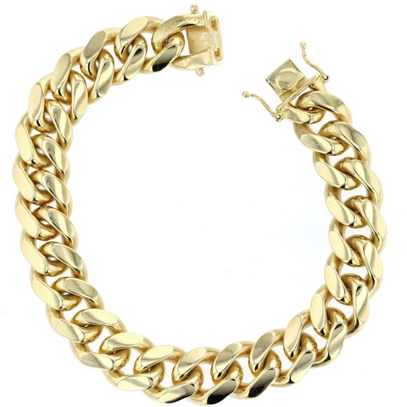 Silver Miami Cuban Link Bracelet 79 GRAMS - Picture 3 of 3