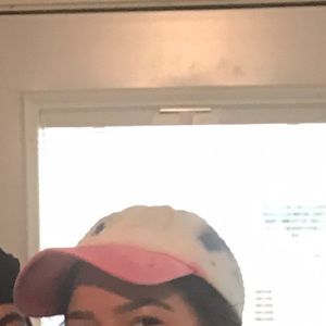 Red white blue polo hat