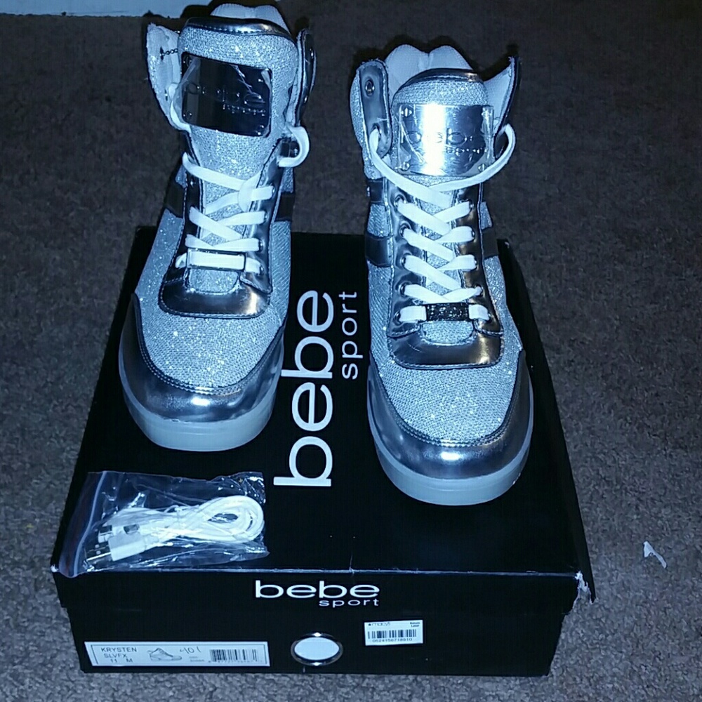 **SOLD**BEBE SILVERLIGHT UP SHOE **SOLD**