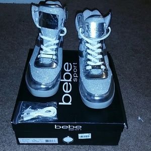 **SOLD**BEBE SILVERLIGHT UP SHOE **SOLD**