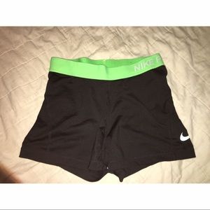 Nike pro spandex shorts