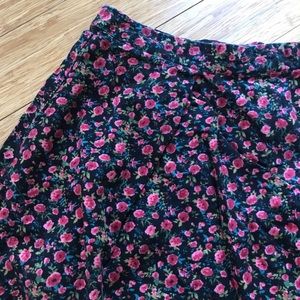 Cute floral a-line skirt 2x forever 21 plus size