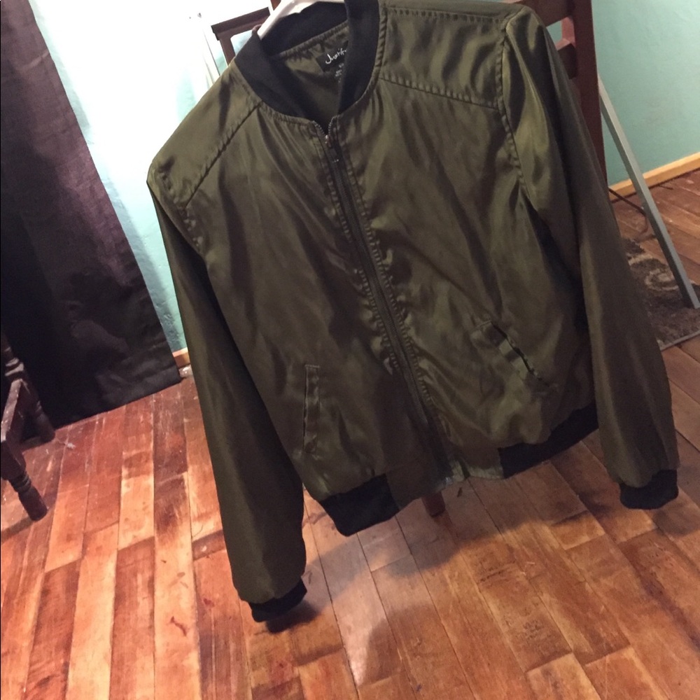 NWOT Justify Olive Green Jacket