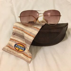 Fossil Aviator Sunglasses