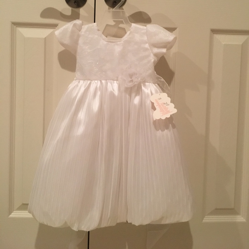 18 month old white dress
