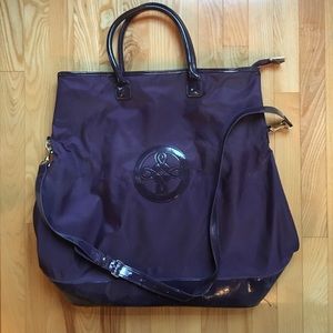 Purple Cynthia Rowley Crossbody Weekender Tote