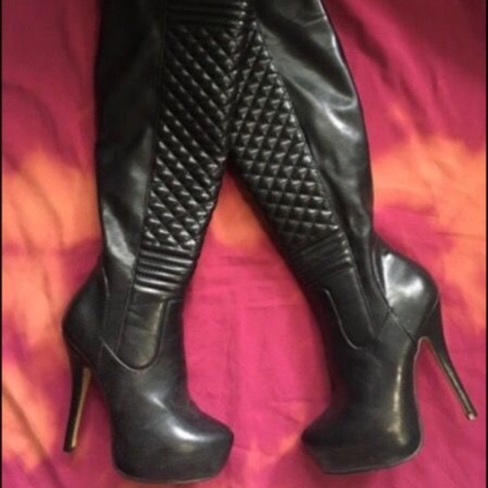 Thigh high boots