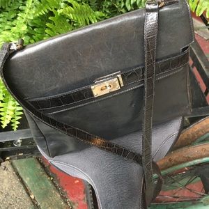 Vintage furla leather handbag
