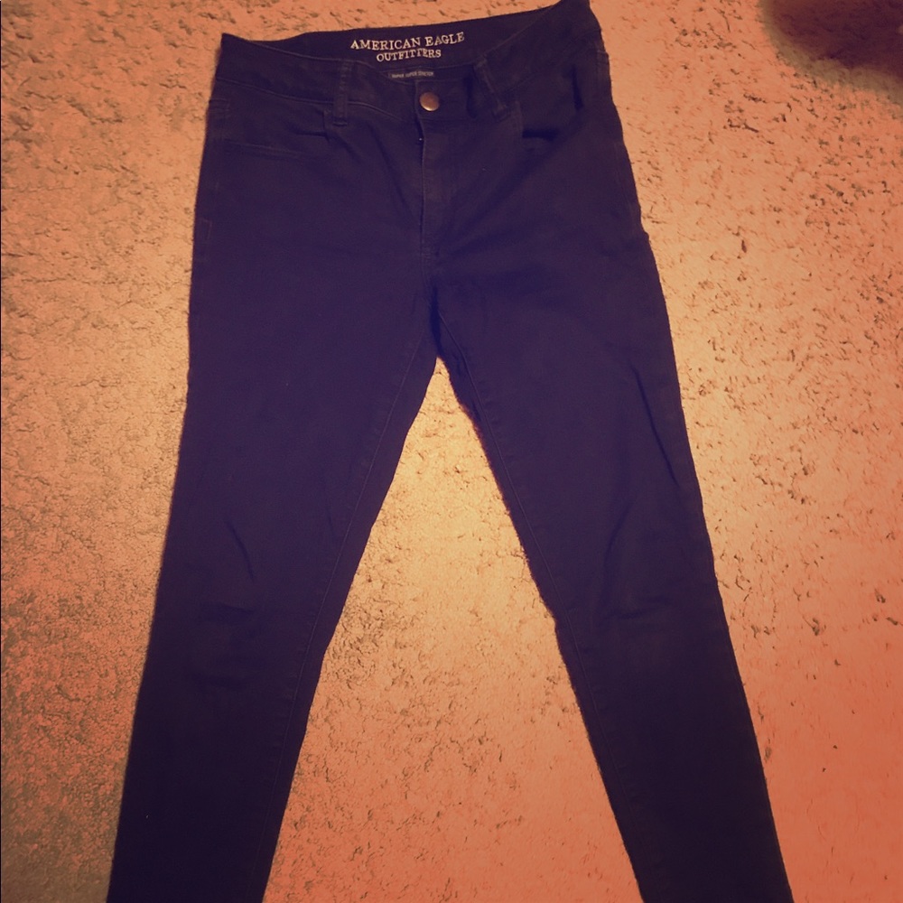 AE super stretch skinny jeans