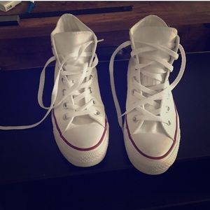 White high top converse
